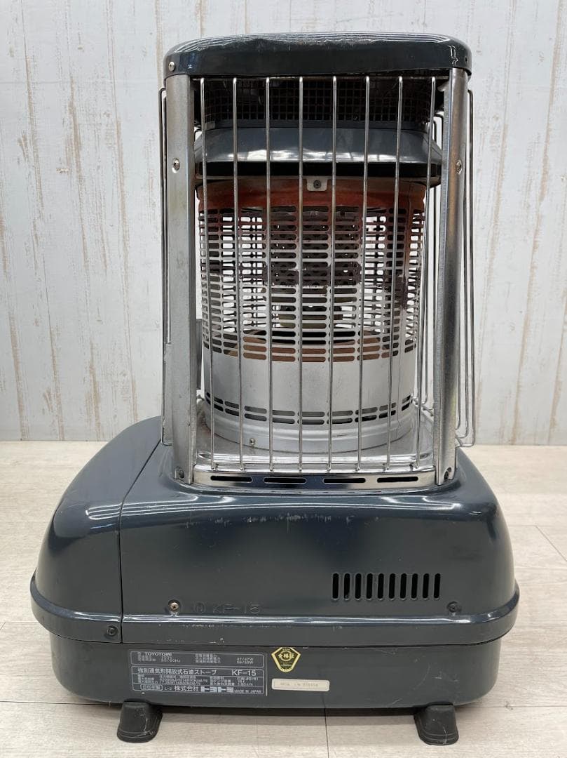 トヨトミ 石油ストーブ KF-15 95年製 動作確認済 強制通気形開放式