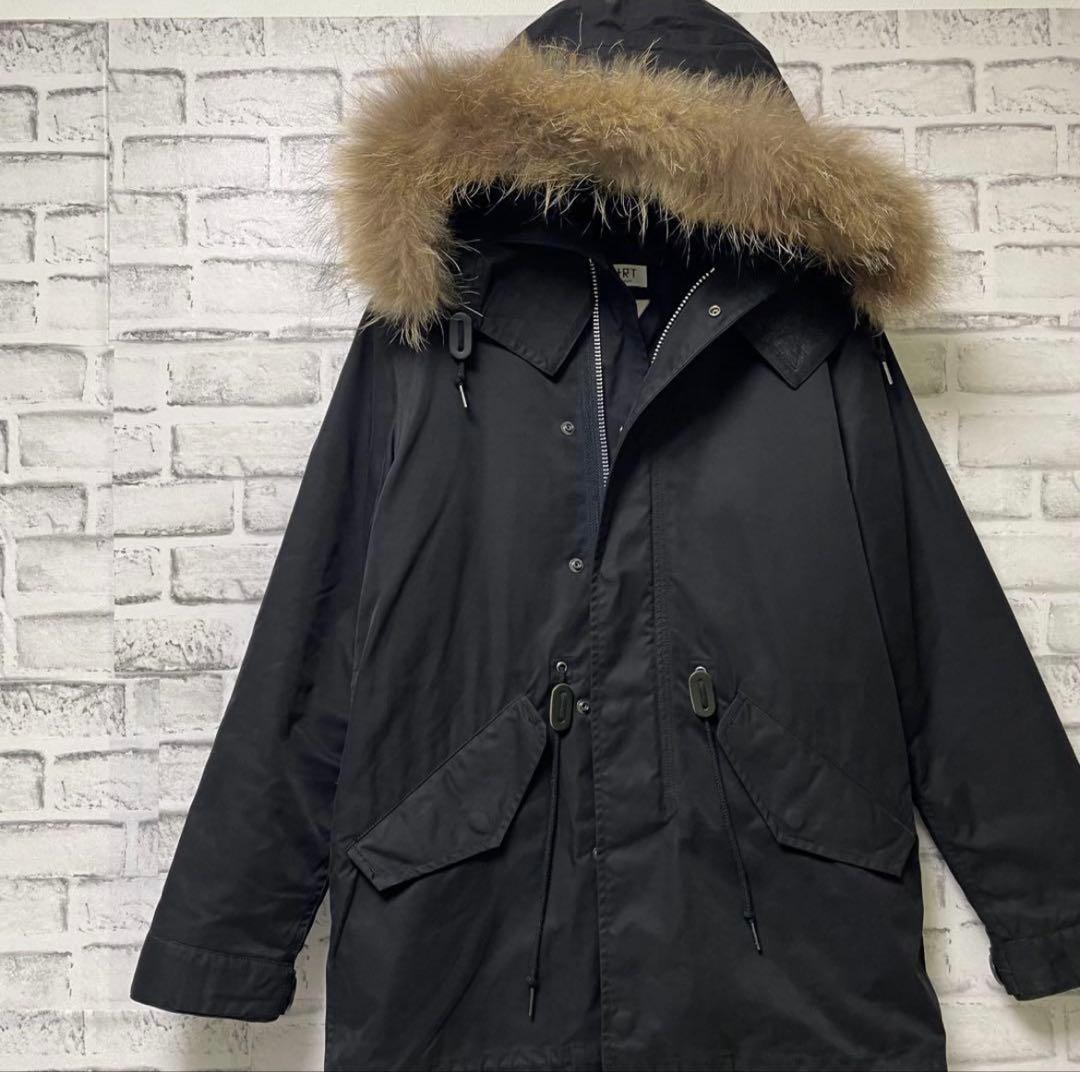 RHC × SURT ロンハーマン モッズコート シンサレート　ファーフード付き