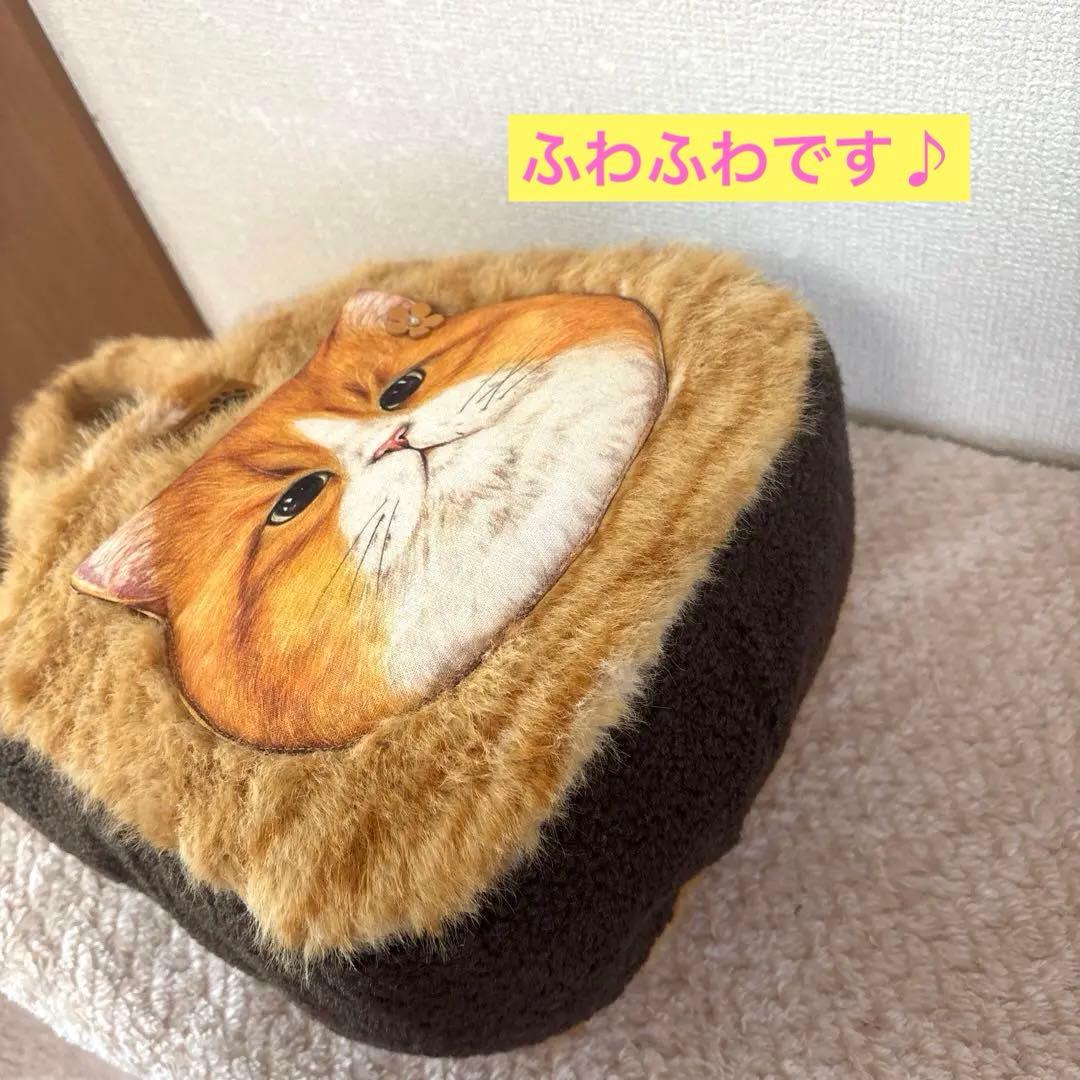 ブ*ー様 コヤンイサムチョン　猫ちゃん　ふわモコラウンドトート