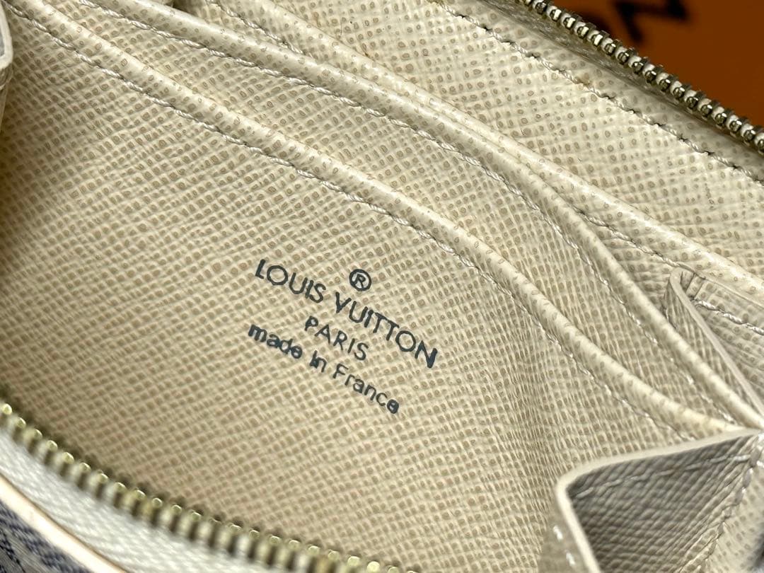 極美品！ルイヴィトン　ダミエ・アズール　ジッピーパース　小銭入れ