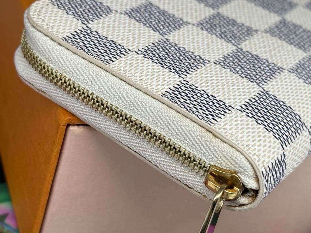 極美品！ルイヴィトン　ダミエ・アズール　ジッピーパース　小銭入れ