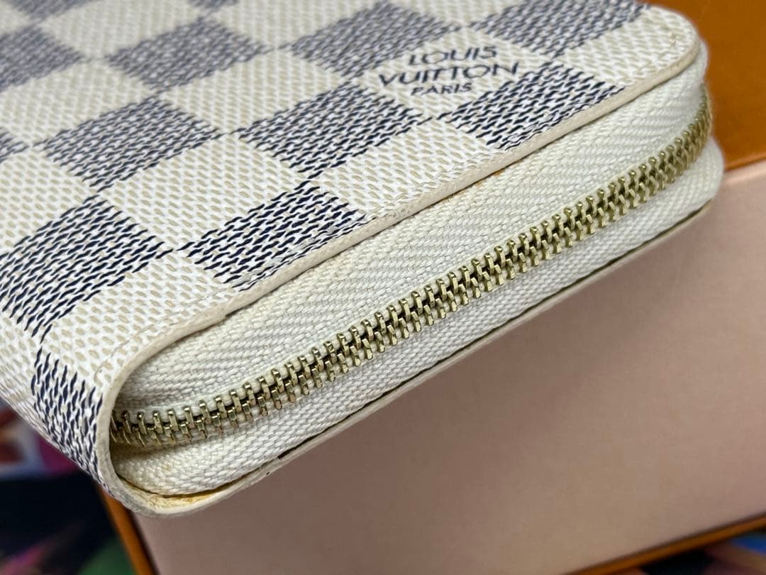 極美品！ルイヴィトン　ダミエ・アズール　ジッピーパース　小銭入れ