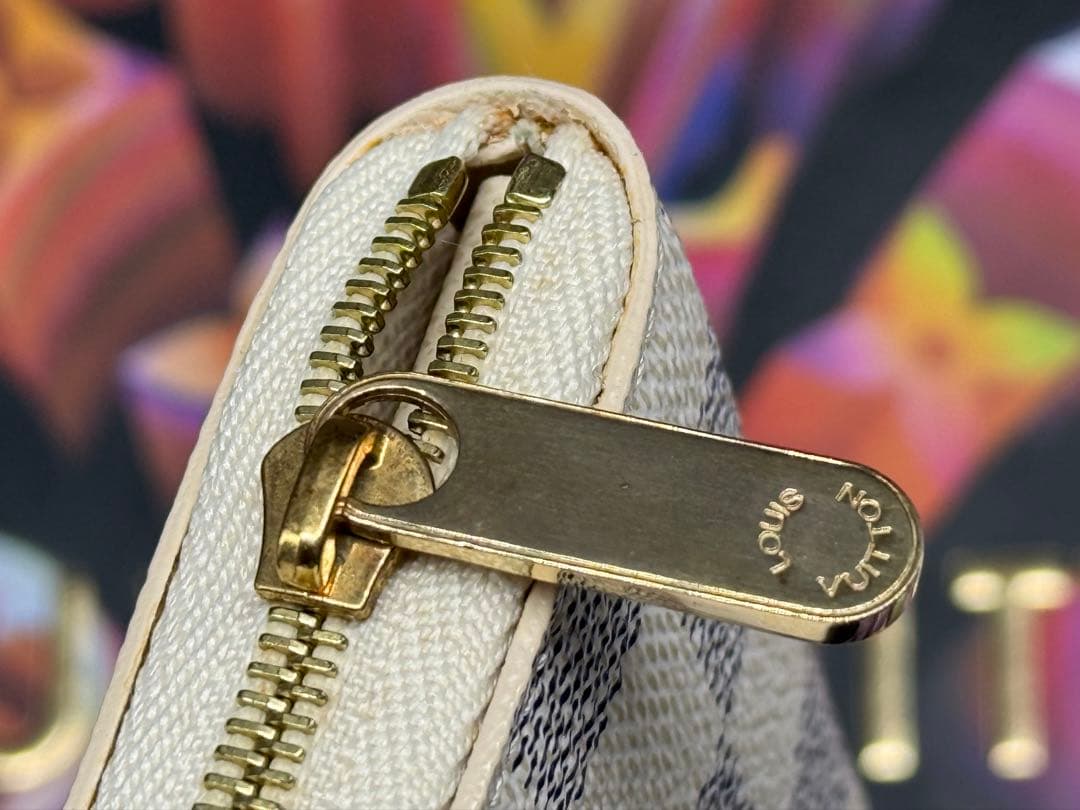 極美品！ルイヴィトン　ダミエ・アズール　ジッピーパース　小銭入れ