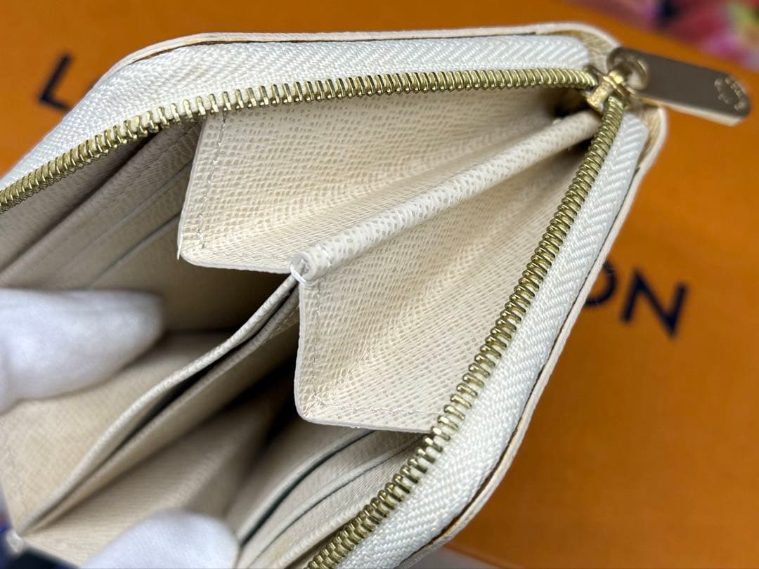 極美品！ルイヴィトン　ダミエ・アズール　ジッピーパース　小銭入れ