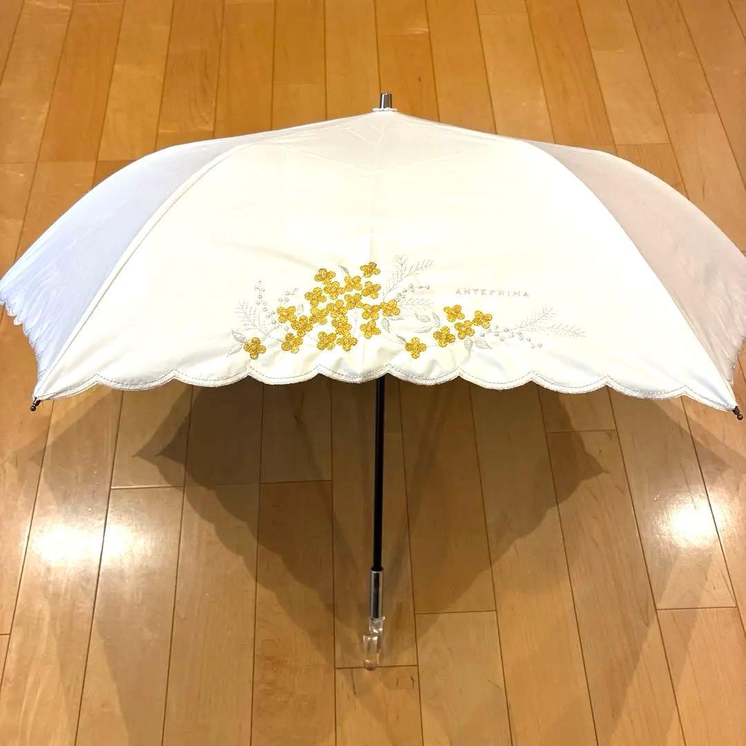 アンテプリマ　お花刺繍付き晴雨兼用日傘