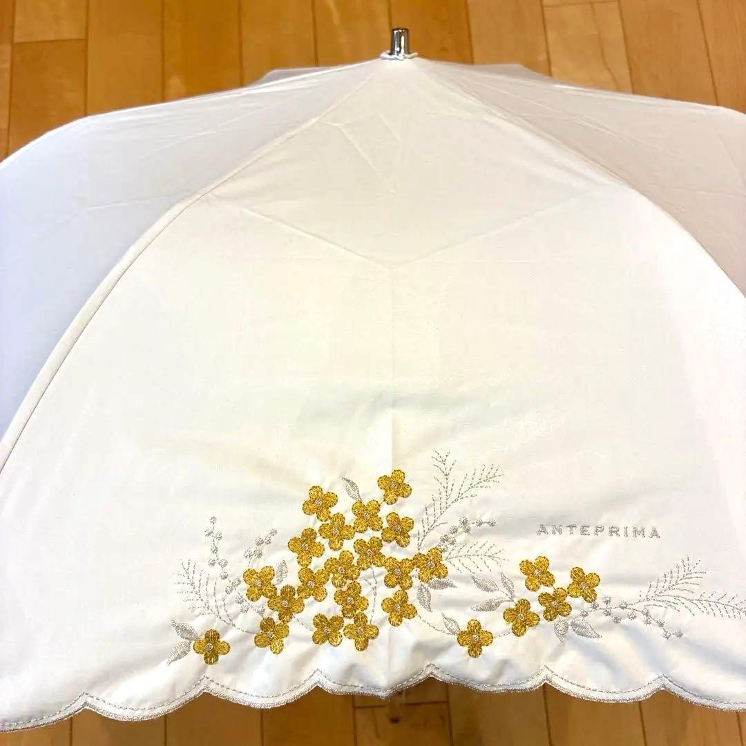 アンテプリマ　お花刺繍付き晴雨兼用日傘