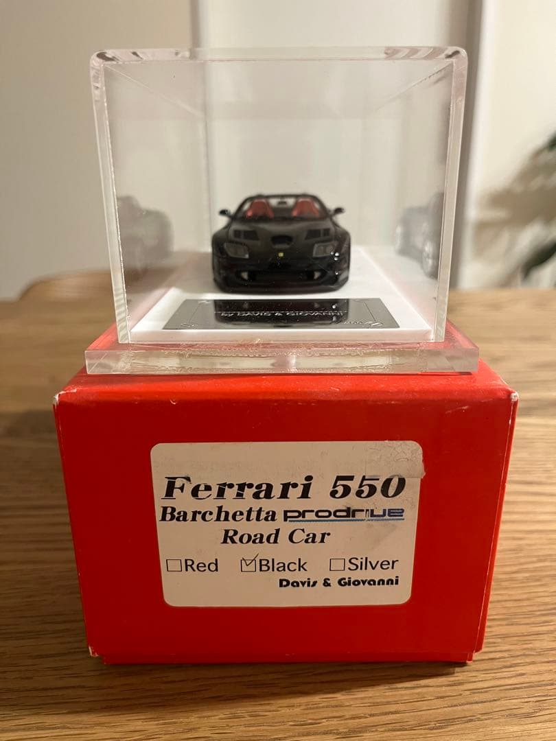 Davis&Giovanni1/43ミニカー フェラーリ550 Black