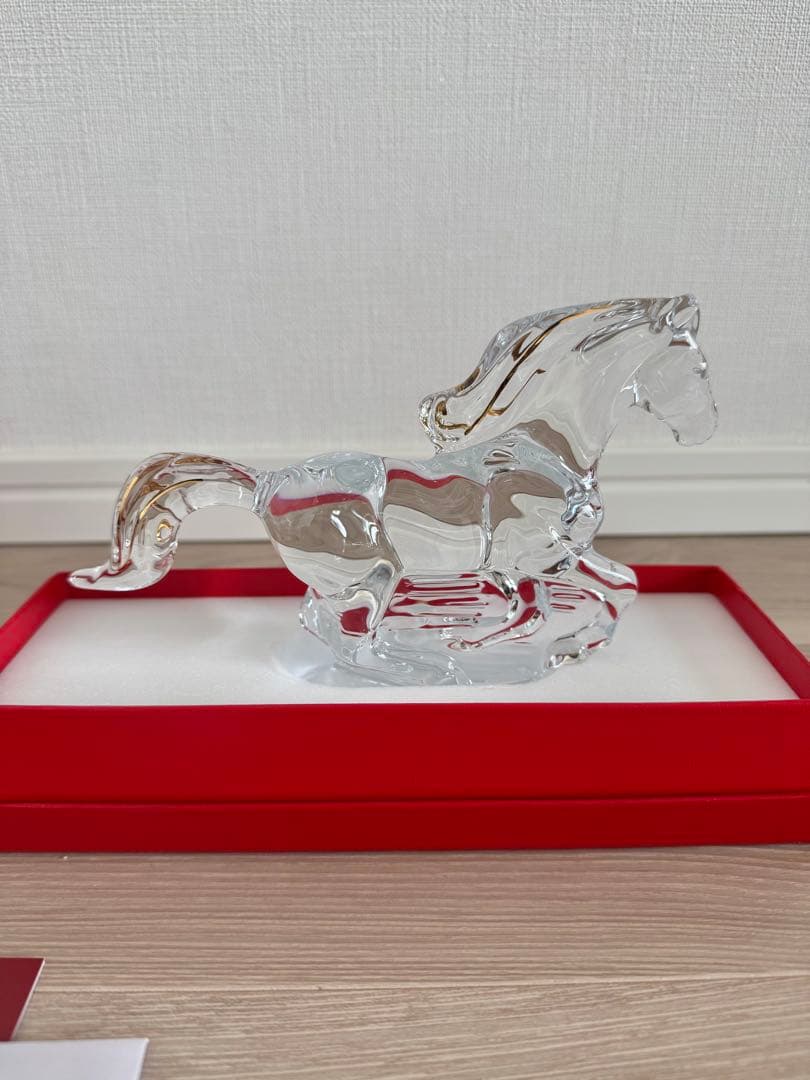 d*u様 【新品】バカラ BACCARAT 千支 馬 ゴールド 2817494