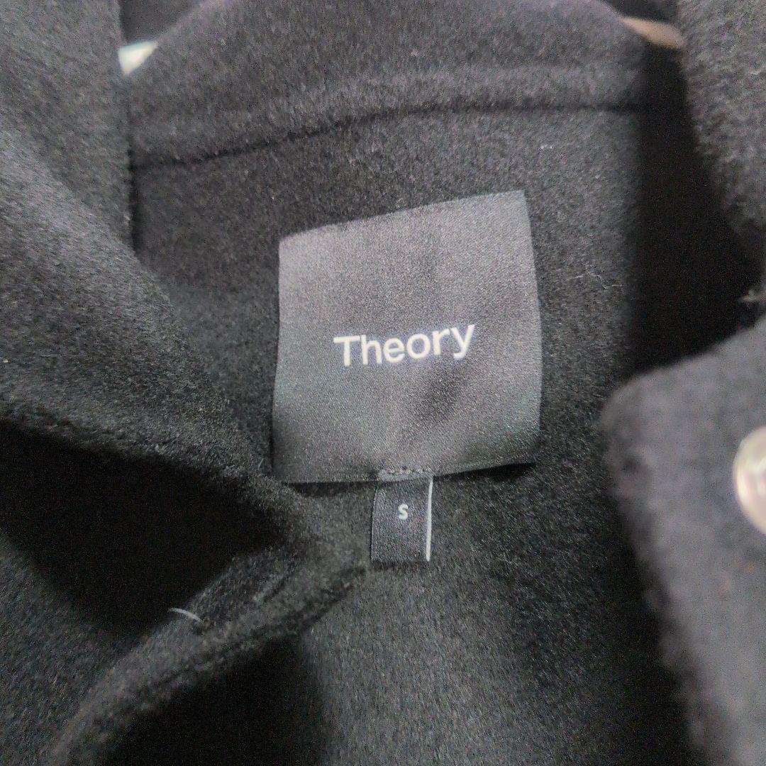 Theory フード付きブラックベスト S　黒