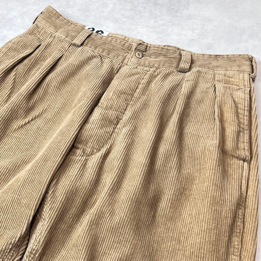 WAIPER M-52 コーデュロイ パンツ 2タック ベージュ 36