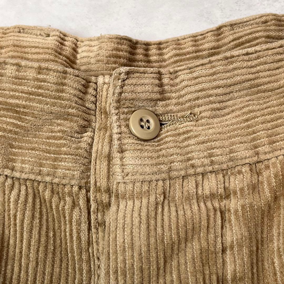WAIPER M-52 コーデュロイ パンツ 2タック ベージュ 36