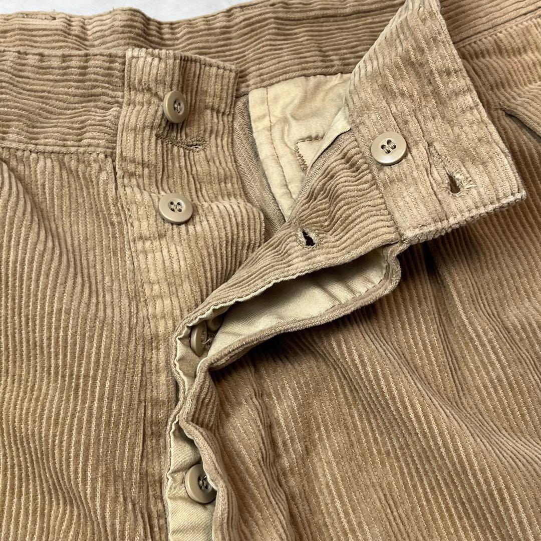 WAIPER M-52 コーデュロイ パンツ 2タック ベージュ 36
