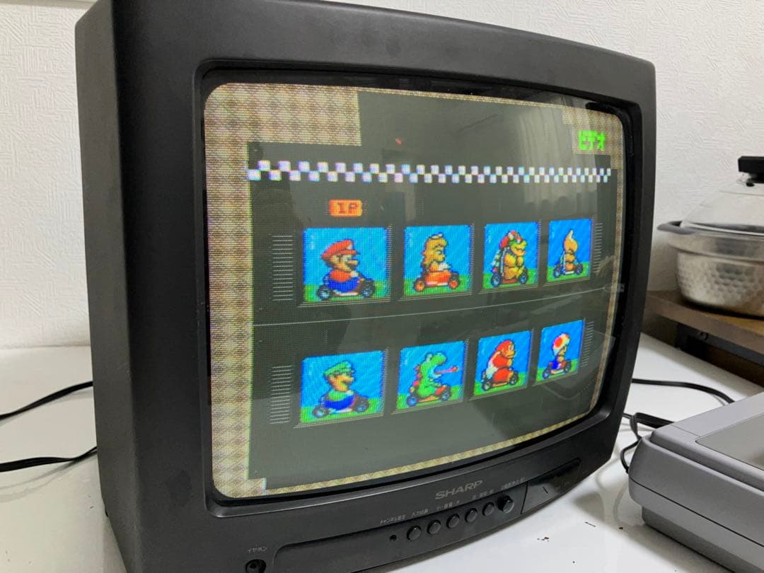 送料込み　ブラウン管 カラーテレビ　SHARP シャープ14C-L10 レトロ