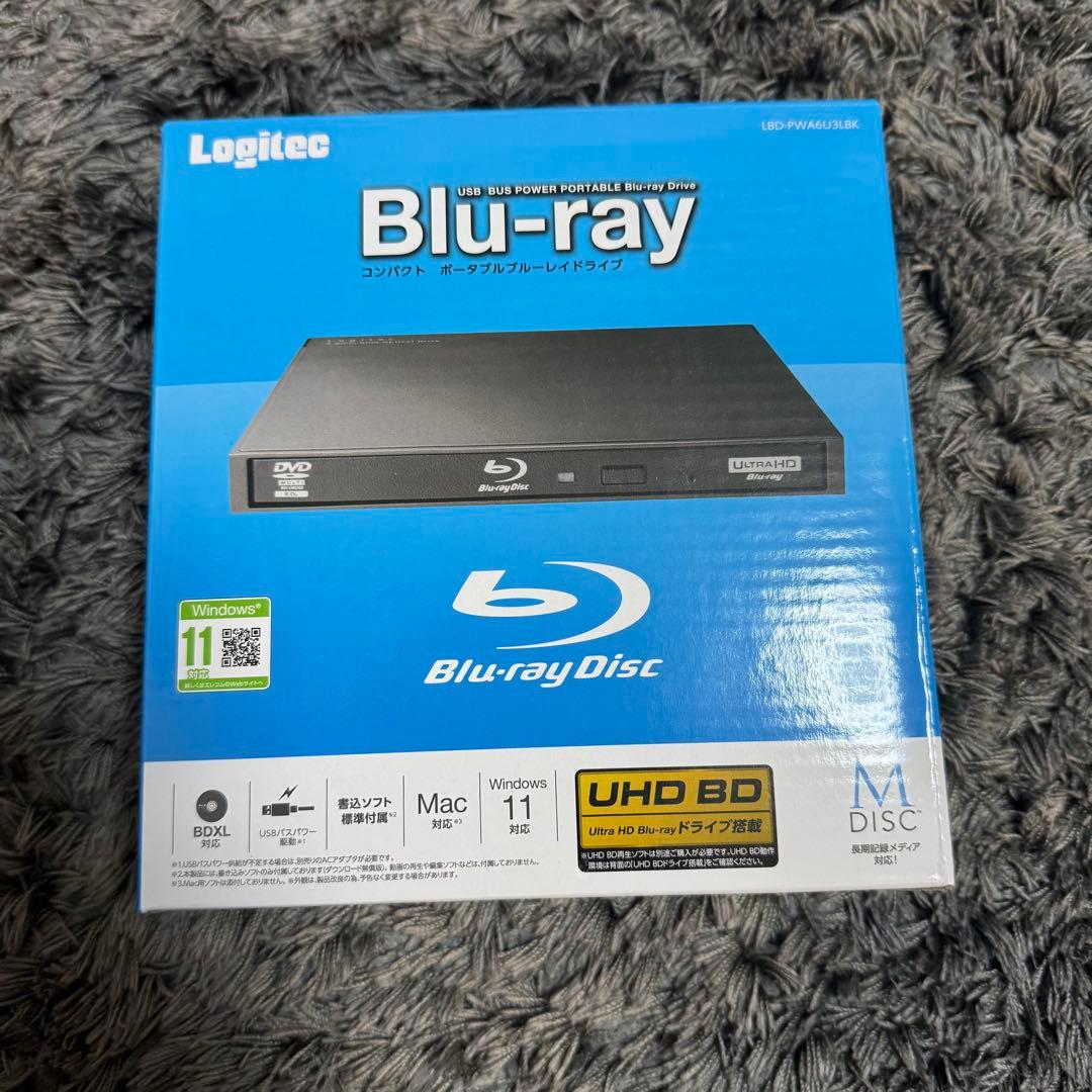 Logitec LBD-PUA6U3 ブルーレイディスクドライブ