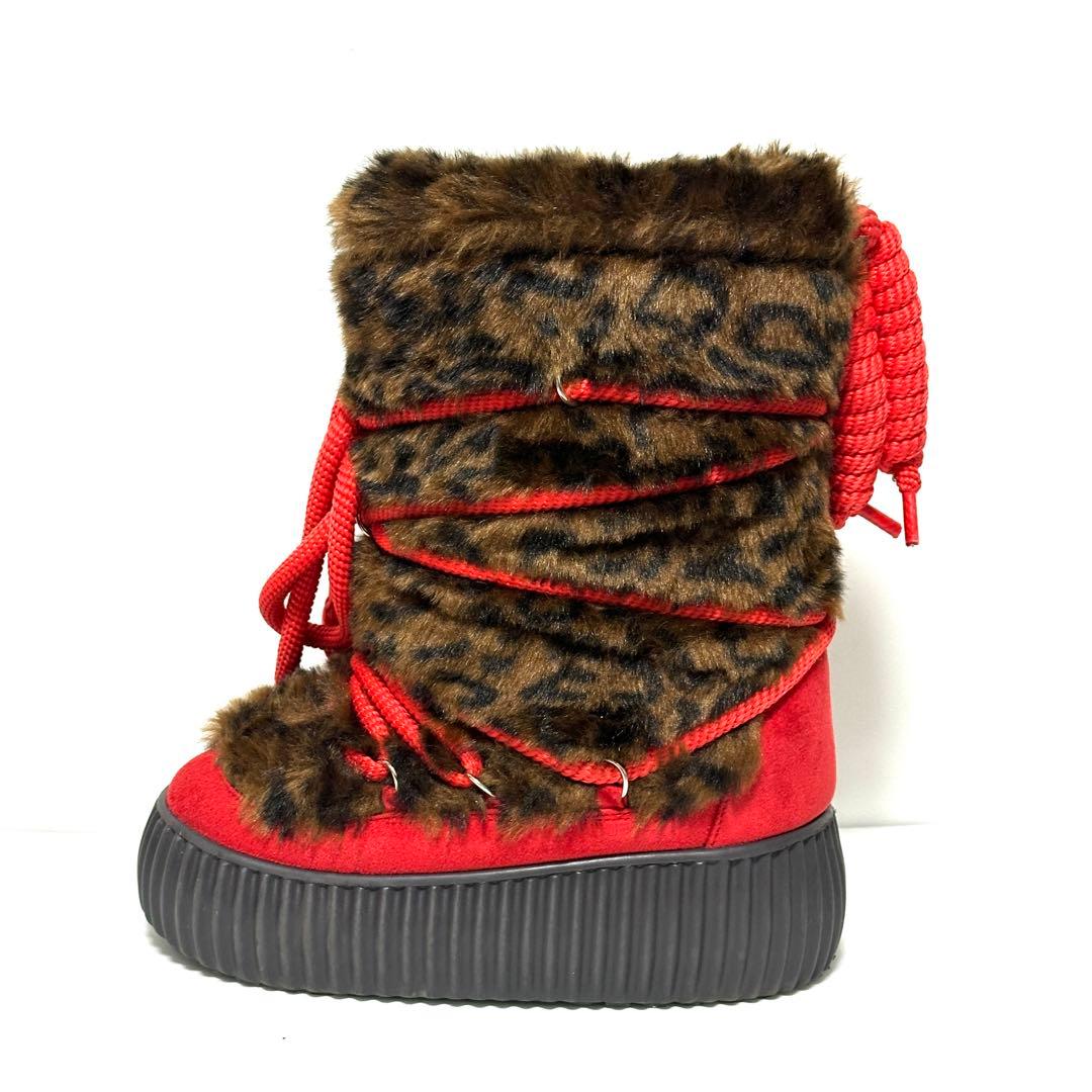 YELLO PAOUTU FAUX FUR BOOTS ファーブーツ Sサイズ