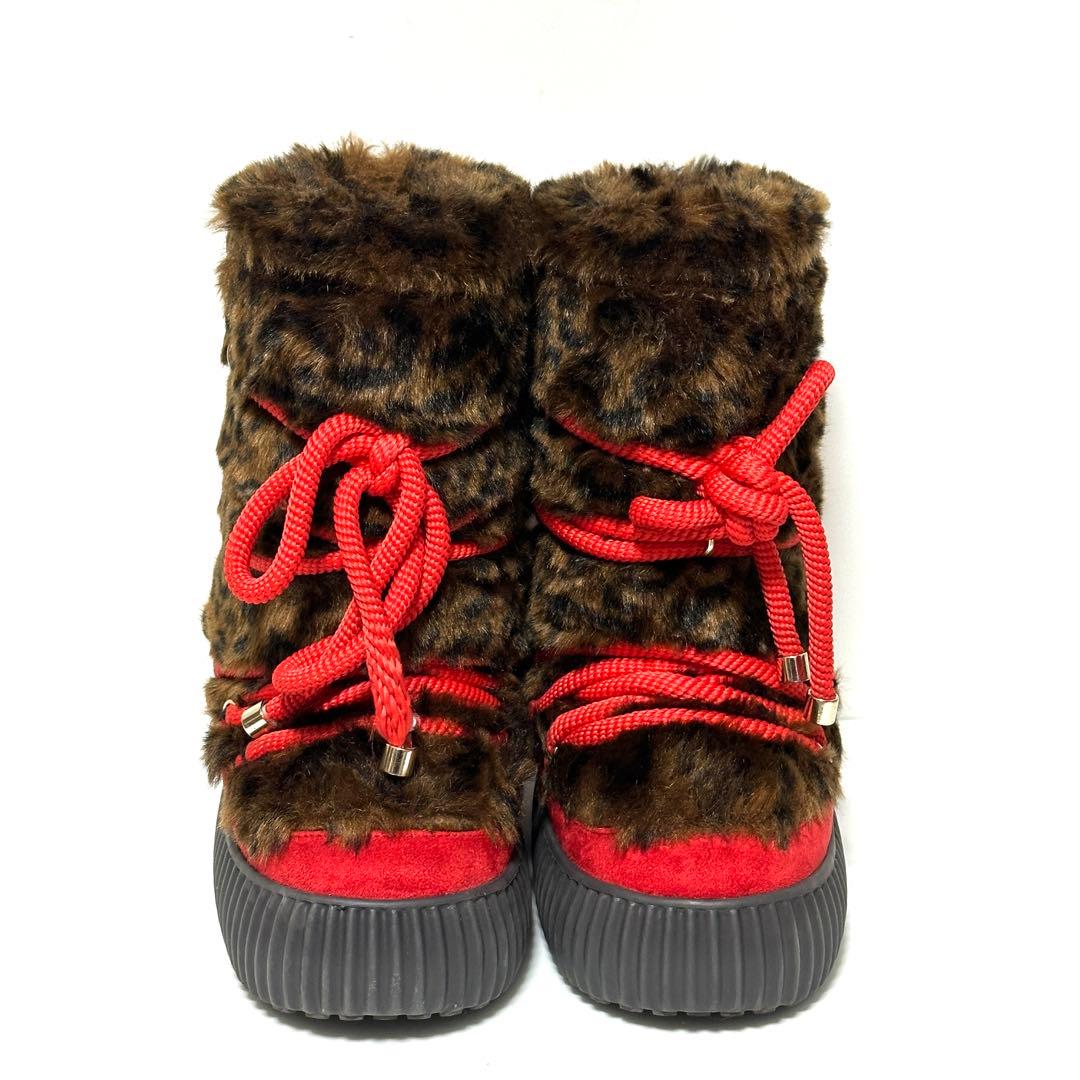 YELLO PAOUTU FAUX FUR BOOTS ファーブーツ Sサイズ