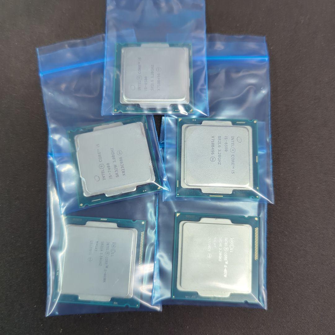 Intel Core i5-7400 等,５個セット(ジャンク)
