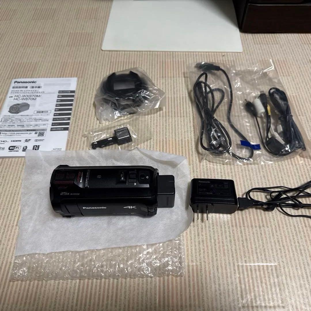 【値下げ実施】パナソニック HC-WX970M 4Kビデオカメラ