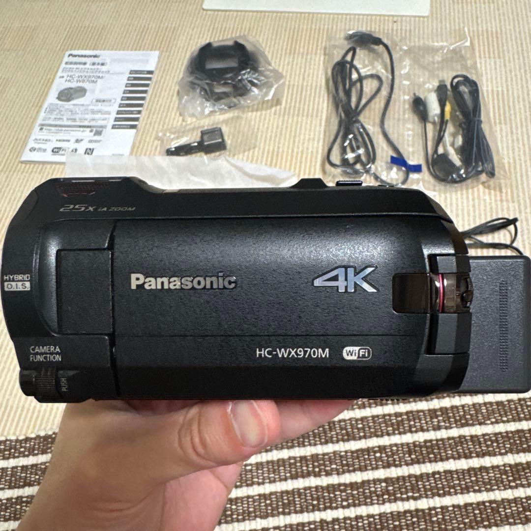 【値下げ実施】パナソニック HC-WX970M 4Kビデオカメラ