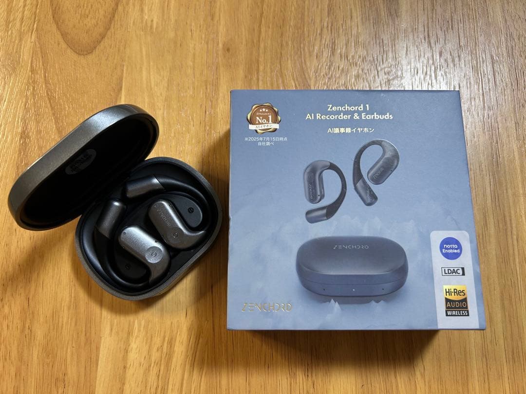 Nottaが開発した、初のAIイヤホン　Zenchord 1