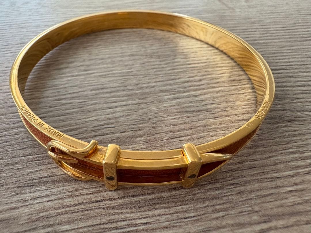 HERMES ベルトモチーフバングル