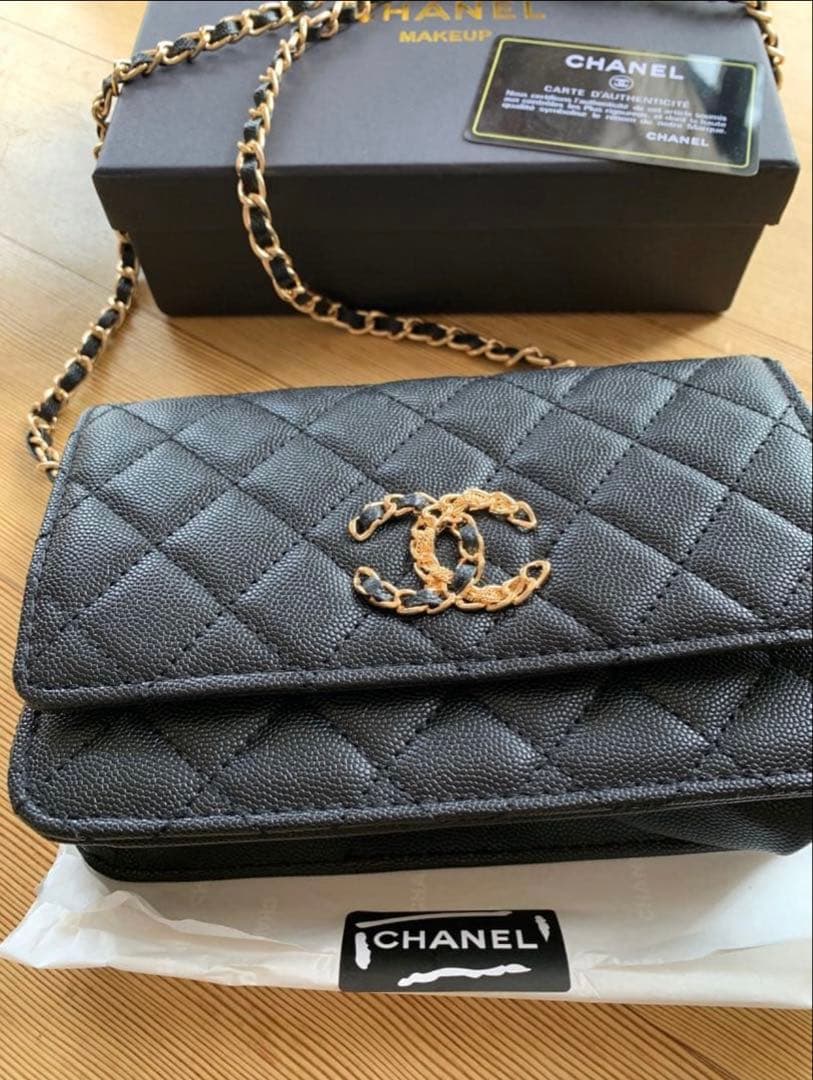 新品未使用 ショルダーバッグ シャネルロゴCHANELマーク ノベルティ 結婚式