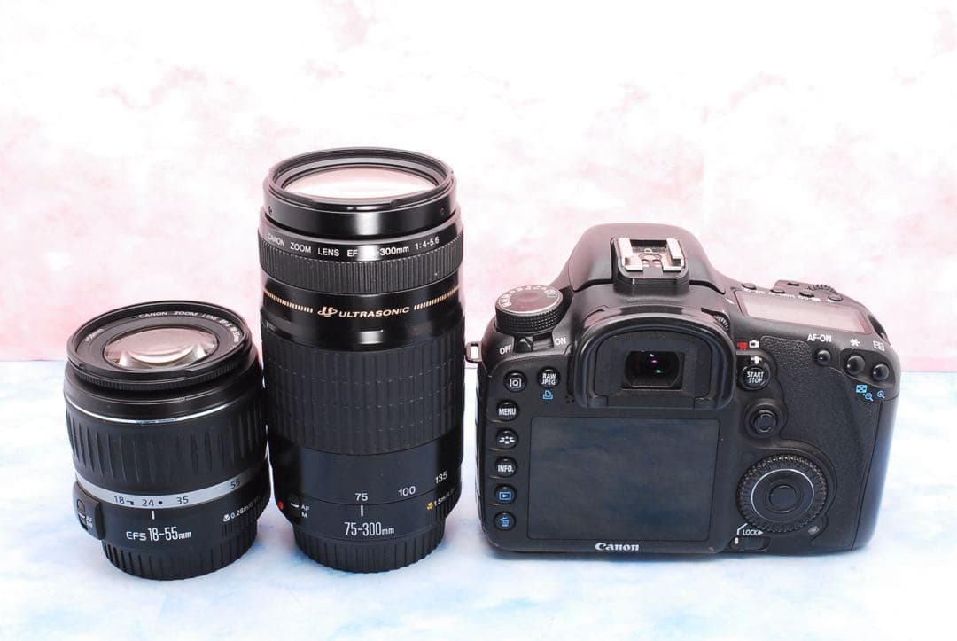 キャノン EOS 7D★超望遠レンズ付Wレンズ★一眼レフカメラ★本格撮影！