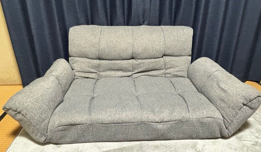 【2/10まで ニトリ】 カジュアルソファ 布張りタイプ (ポケットO)2人掛け