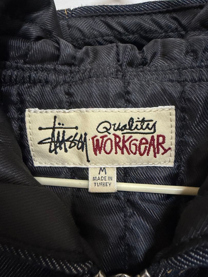 Stüssy デニムワークジャケット インディゴ サイズM