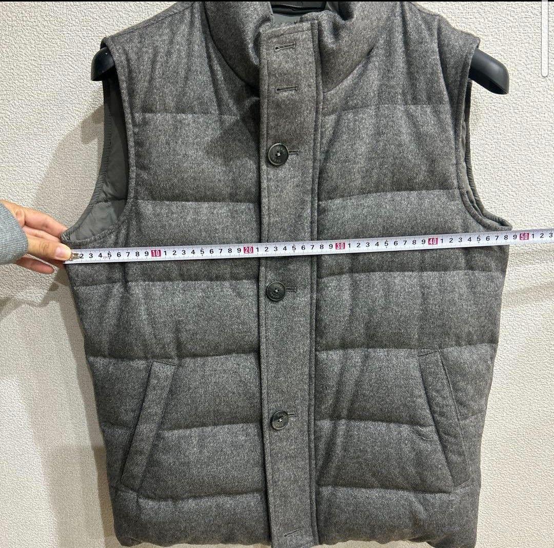【美品】HERNO ダウンベスト グレー ダブルジップ ヘルノ