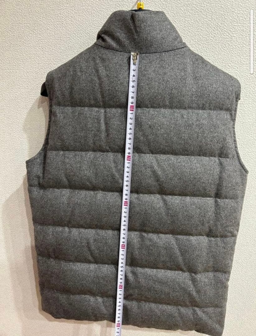 【美品】HERNO ダウンベスト グレー ダブルジップ ヘルノ