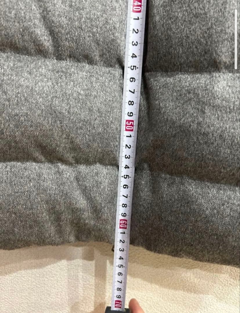 【美品】HERNO ダウンベスト グレー ダブルジップ ヘルノ