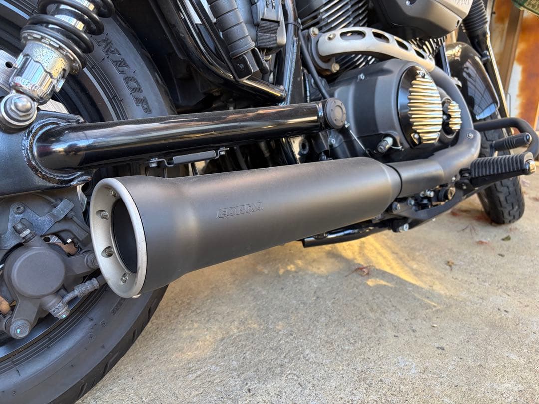 COBRA BOLT用 スリップオン・マフラー