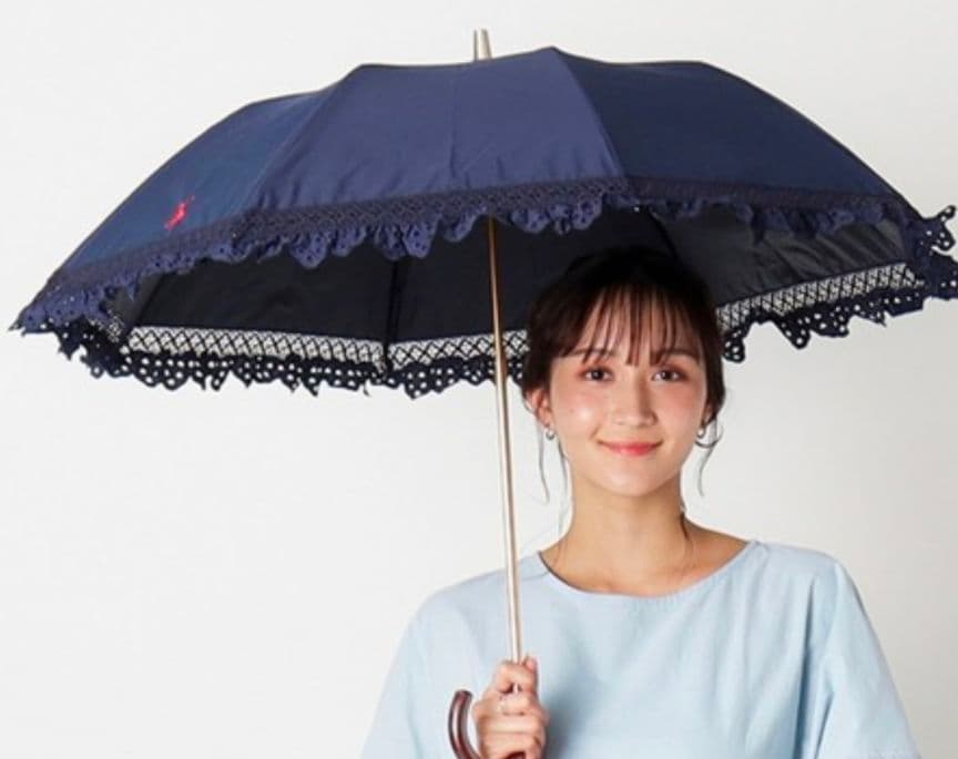 ラルフローレン晴雨兼用 折りたたみ日傘 　WEB限定カラー