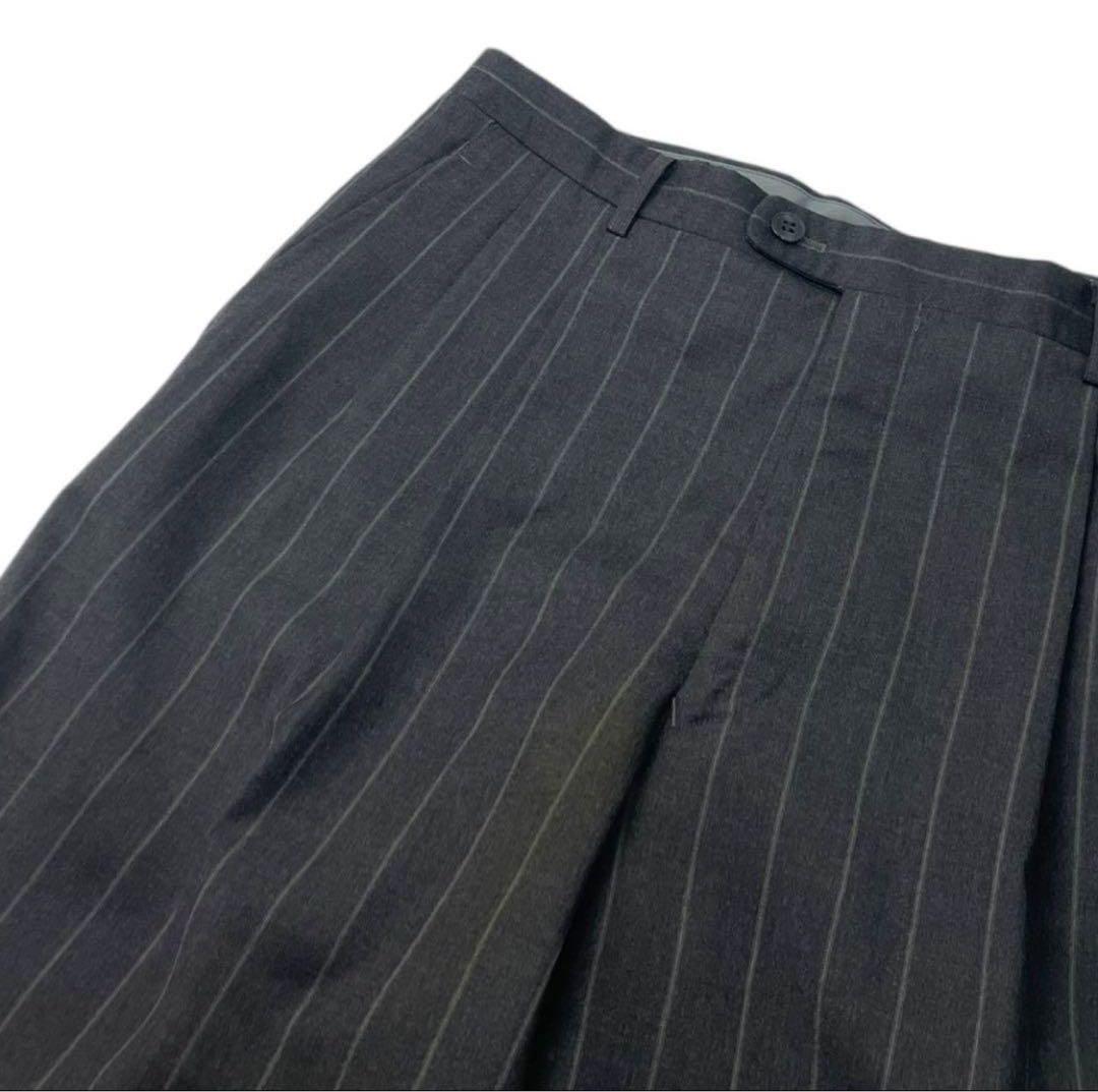 値下げ可能 美品☆Christian Dior ストライプWボタンセットアップ