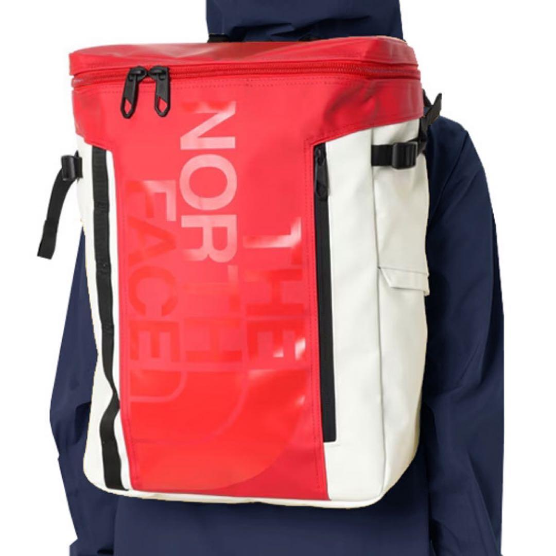 新品ノースフェイス BC ヒューズ ボックス 2 リュック バックパック 赤×白