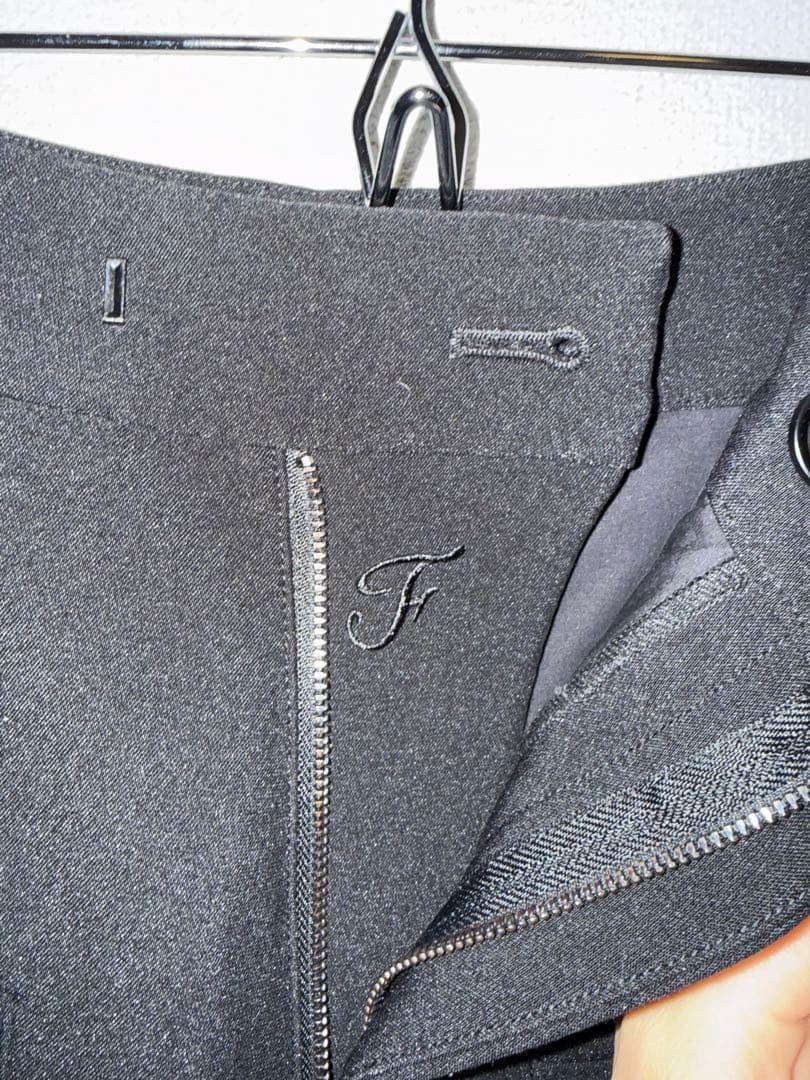 Fax Copy Express wide leg pants ブラック