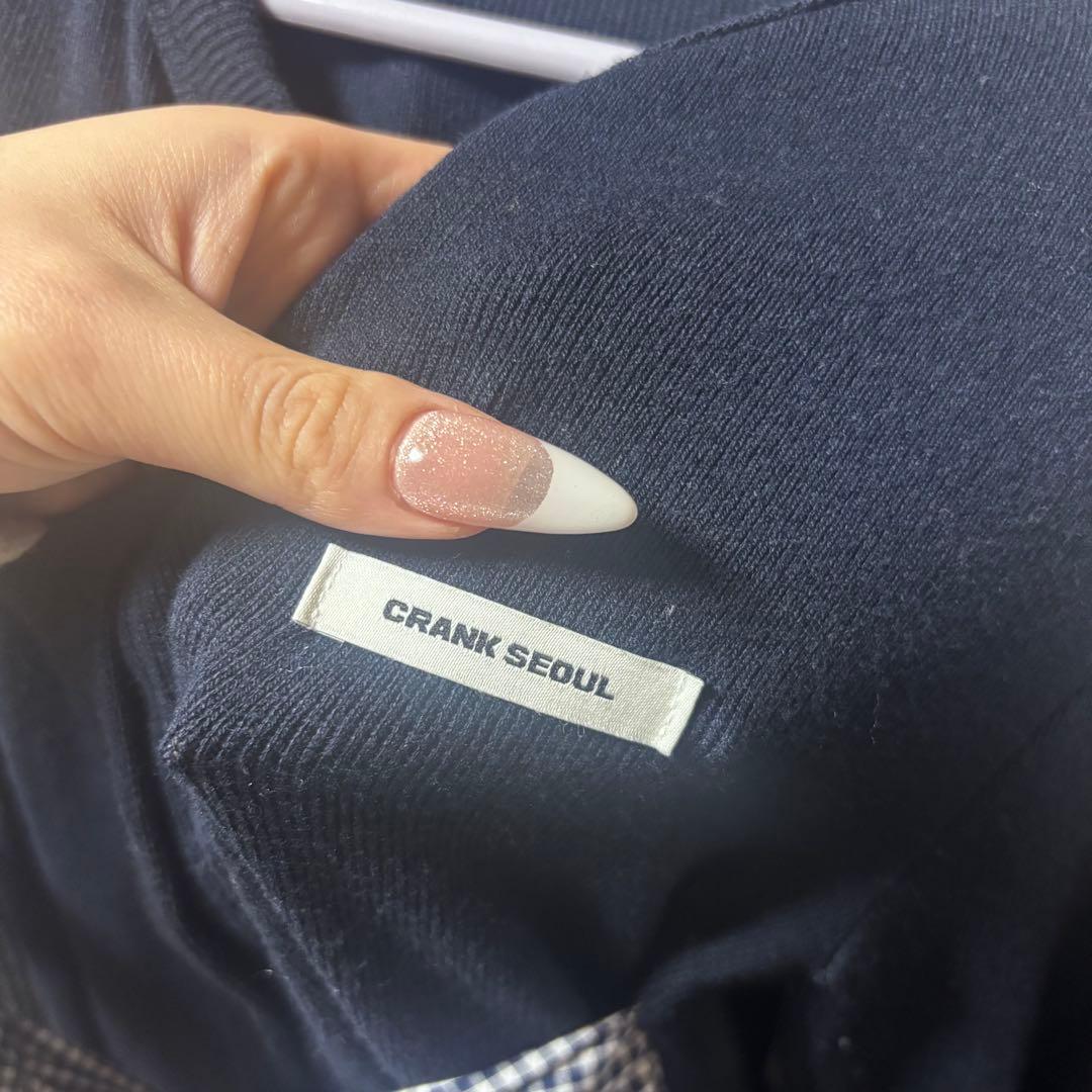 CRANK リボンカーディガン