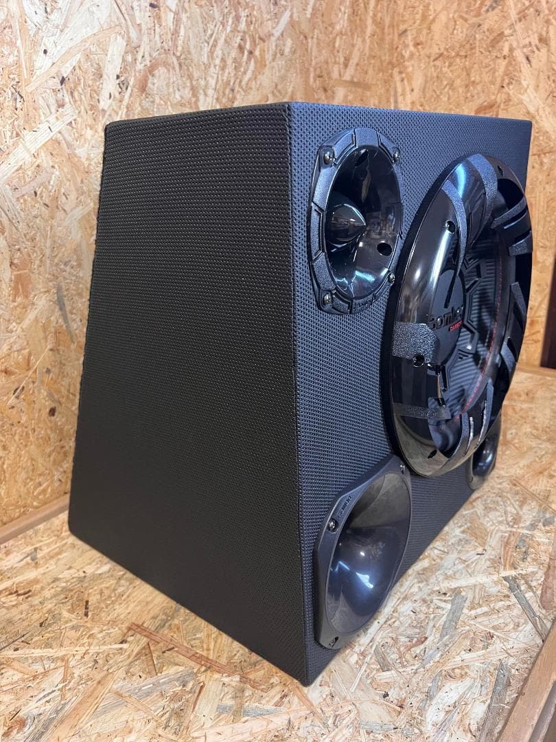 2個セット BOMBER バスレフ 3WAY ボックス　トランクオーディオ