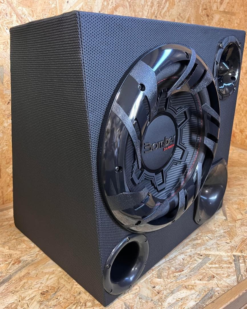 2個セット BOMBER バスレフ 3WAY ボックス　トランクオーディオ