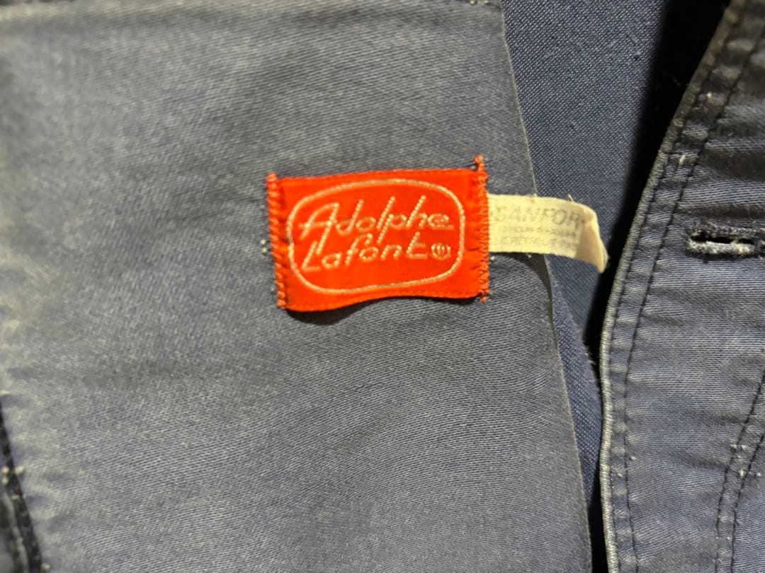 フレンチワークジャケット　モールスキン　ビンテージ