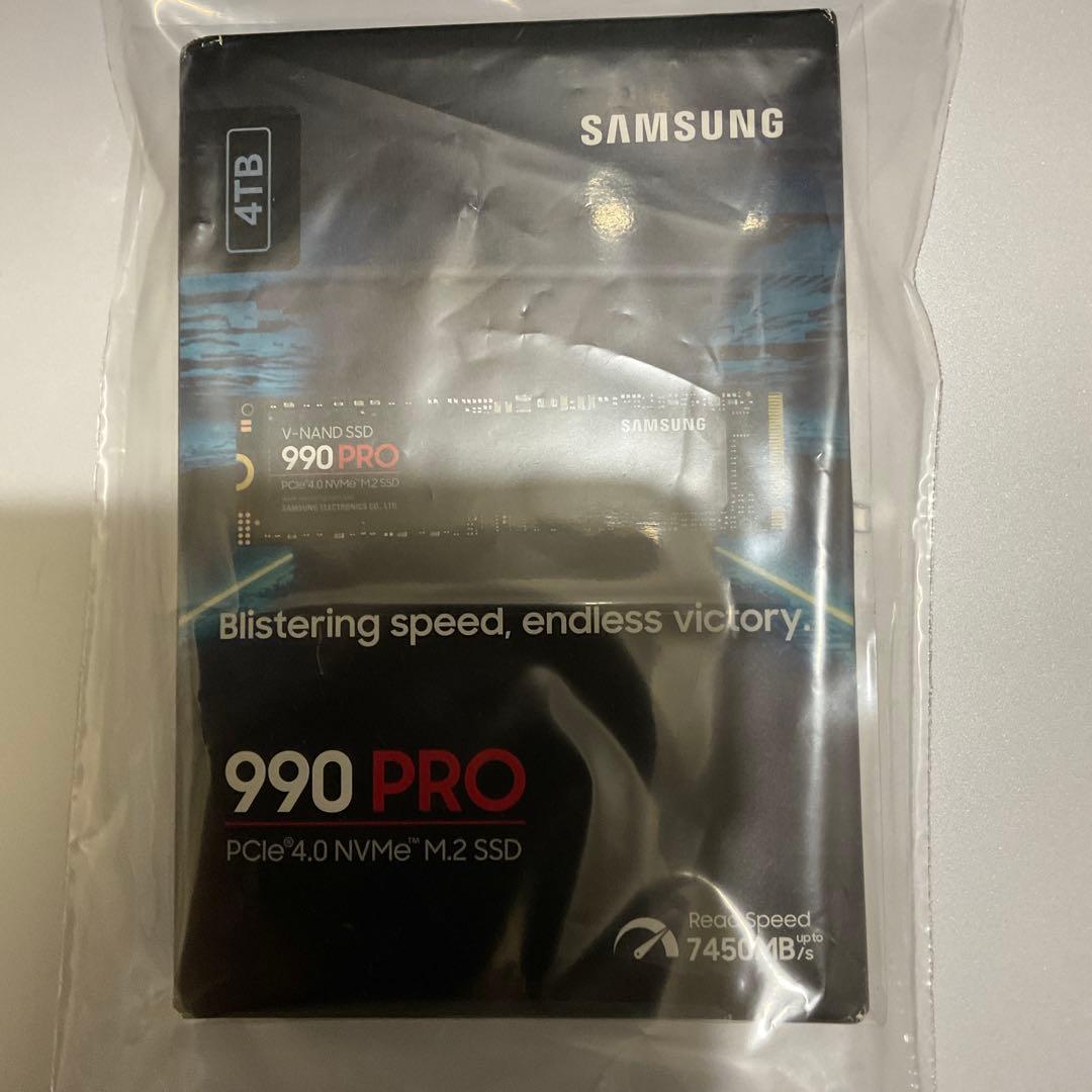 【新品未開封】Samsung SSD 990 PRO 4TB M.2 NVMe