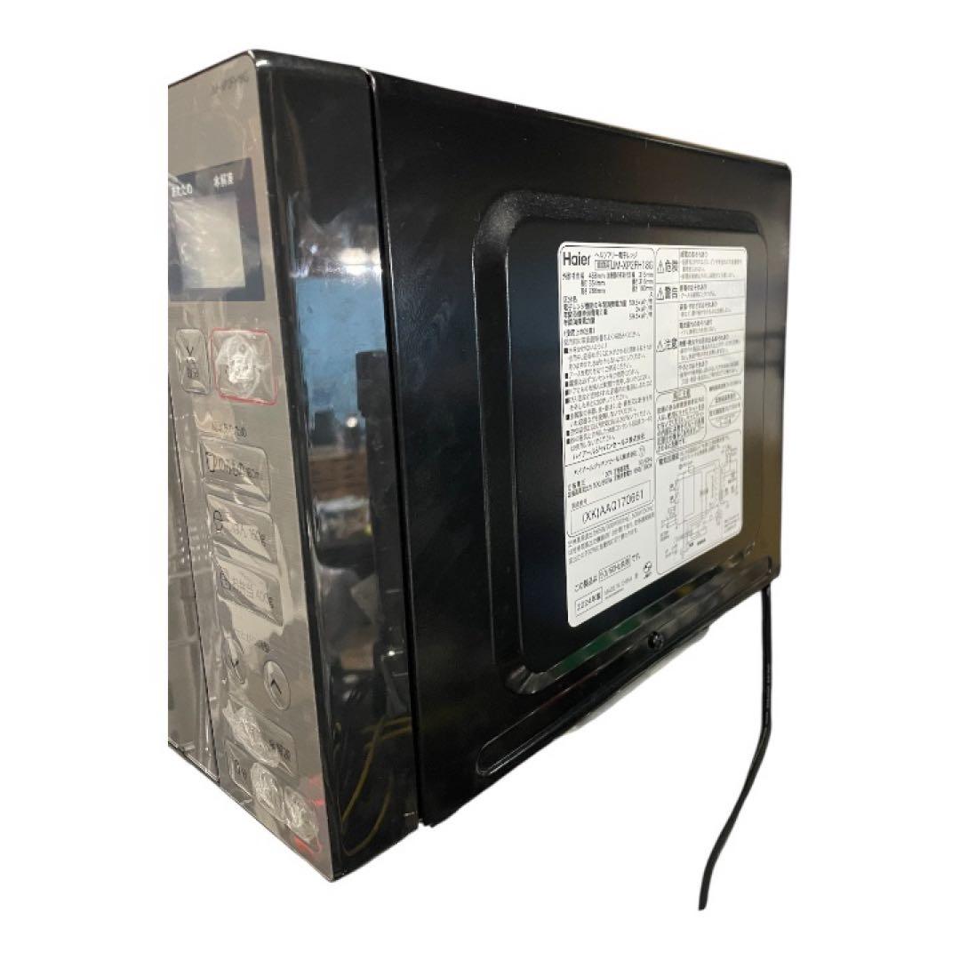 Haier 電子レンジ 単機能 ブラック 動作確認済み 2024年製