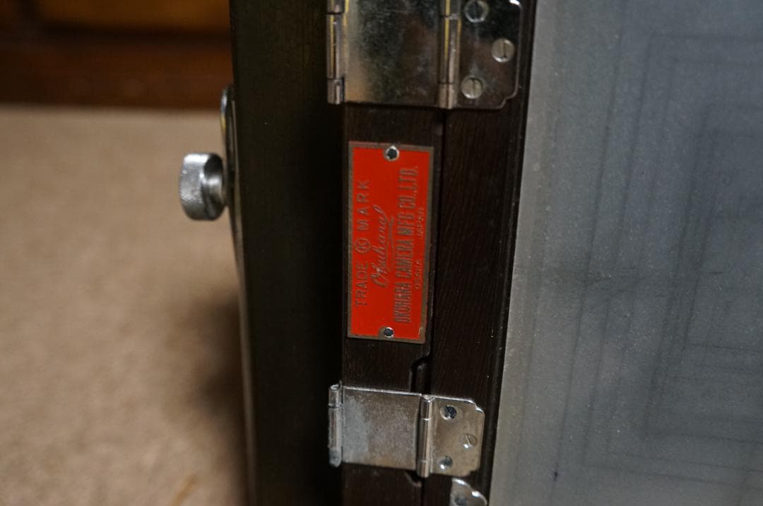 レトロ OKUHARA CAMERA オクハラカメラ 蛇腹 木製 大判　LPL