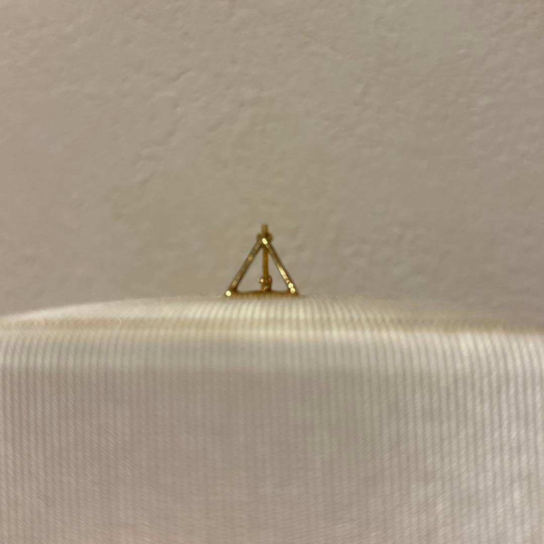 Shihara シハラ トライアングルピアス 10 k18