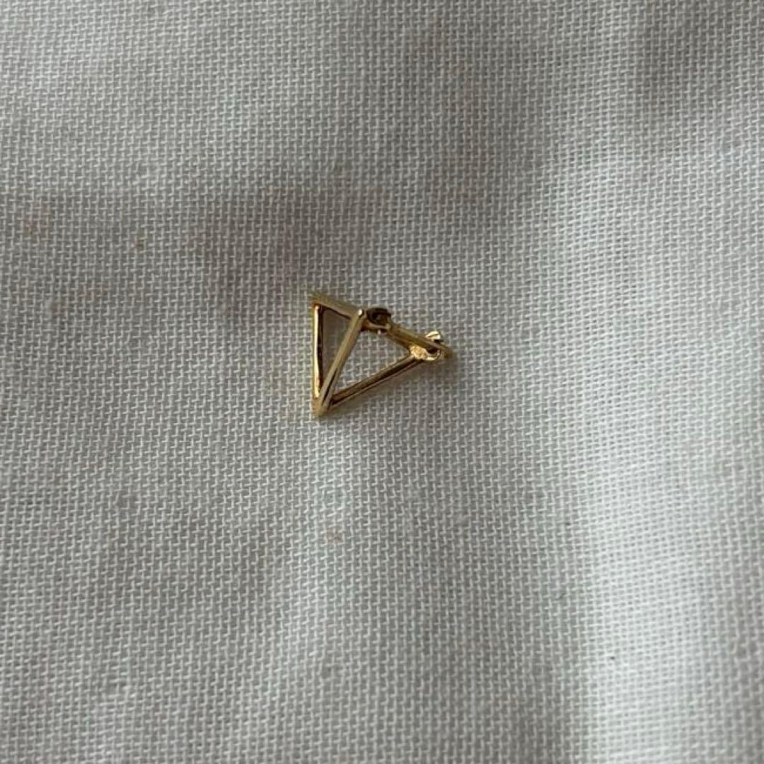 Shihara シハラ トライアングルピアス 10 k18