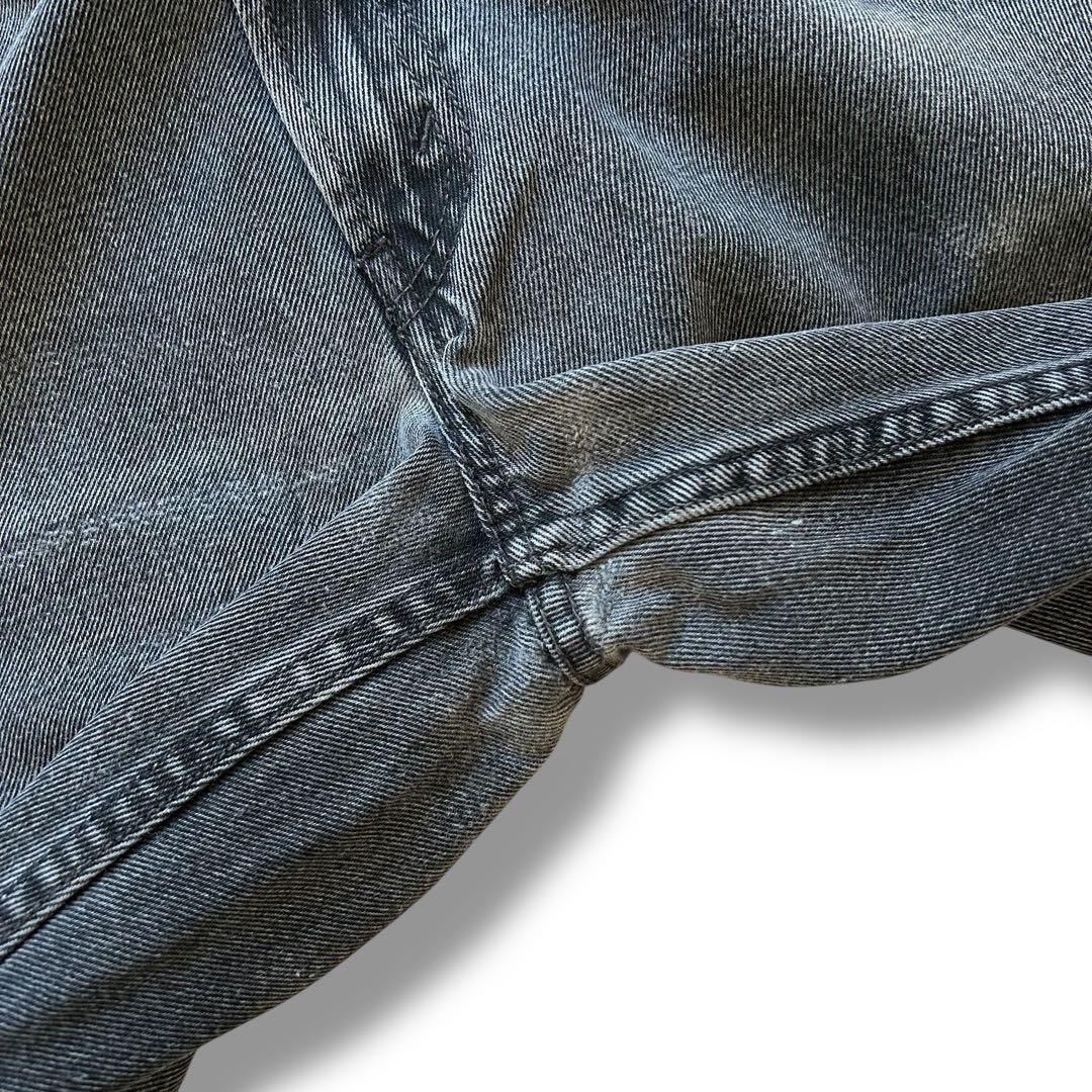 リーバイス 550 ブラックデニム バギーパンツ W36 L29 墨黒 ゆるだぼ