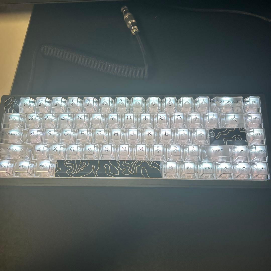 プロが使用するゲーミングセット ガラスマウスパッド マウス ラピトリキーボード