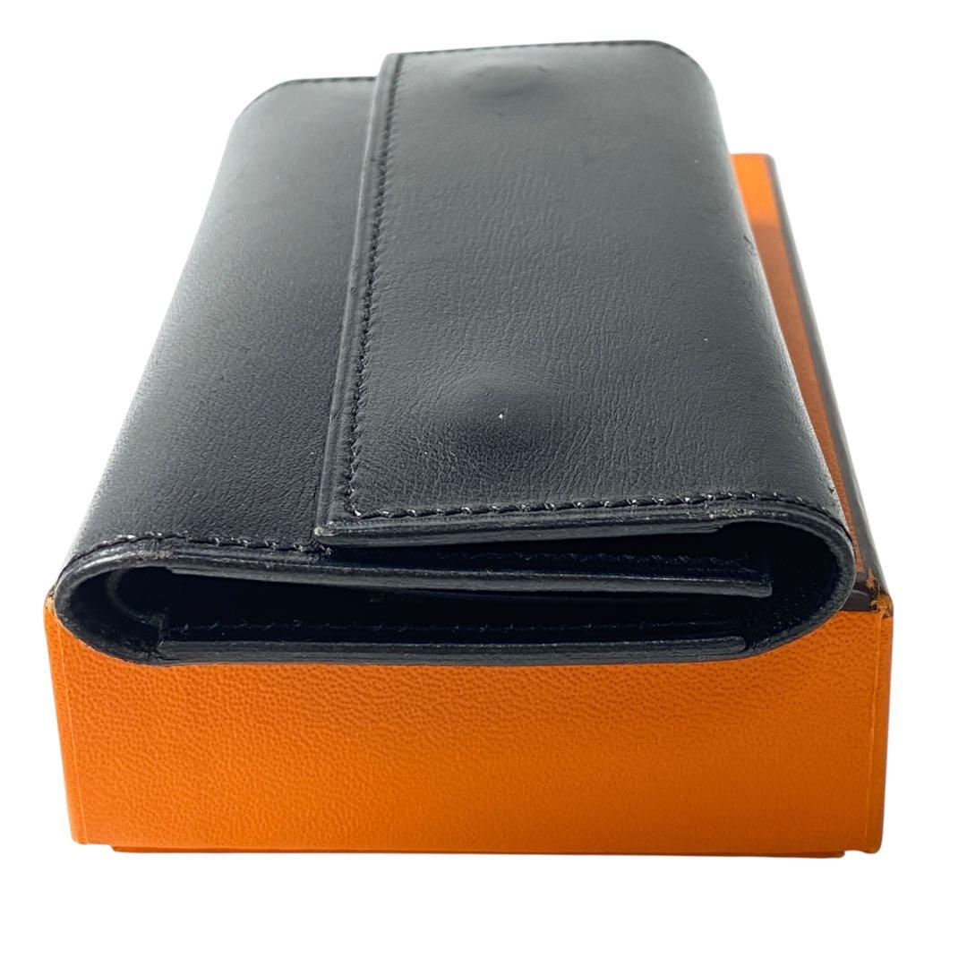 [入手困難] エルメス HERMES ボックスカーフ 8連 キーケース ブラック