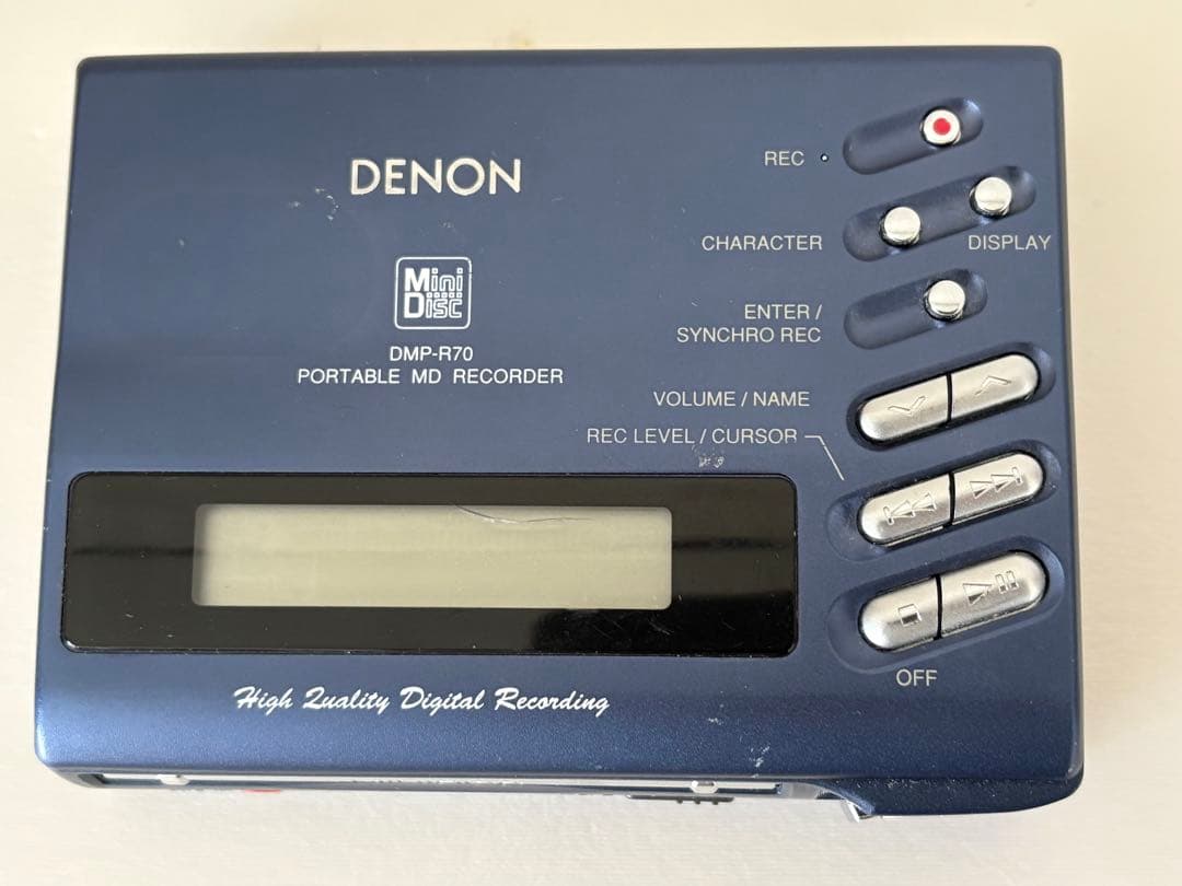 希少 DENON デノン MDプレーヤー レコーダー DMP-R70 録再生OK